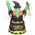 Inflatable Witch, Made of Oxford Cloth, Customized Designs are Welcome